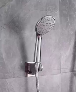 Vòi sen cao cấp 5 chế độ nóng lạnh vòi sen spa kèm ống mềm inox và giá treo tường