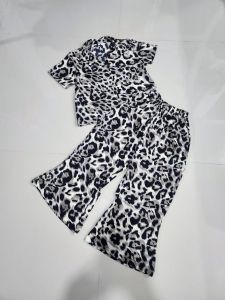 ชุดเซ็ตฮาวายขาม้าลายเสือเด็กผู้หญิง
