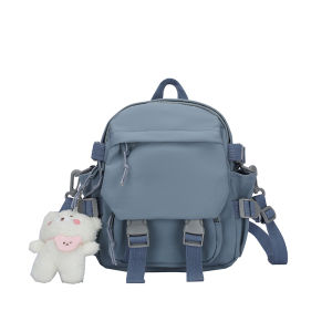 Fashion Multi-Function Small Backpacks Shoulder Bag Travel Bag Solid Color Schoolbag