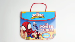 Marvel Spidey & Amazing Friends The Power of Three Carry Along Story Board Book for Toddlers & Kids