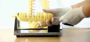 Máy Cắt Khoai Tây Lốc Xoáy YL02 Máy Cắt Khoai Tây Chiên Thép Không Gỉ Tặng Kèm 2 Lưỡi Dao PVN8006