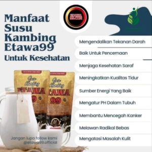 Susu ETAWA 99 Rasa Original: Nutrisi Lengkap Untuk Pertumbuhan & Perkembangan