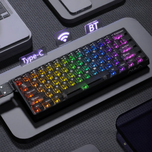 AULA | Mini 60 Wireless Tri-mode Magnetic Switch Foggy Mechanical Keyboard