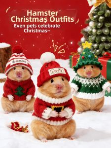 VOA | Christmas New Year Hamster Clothes Warm Decoration