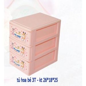 Tủ nhựa hoa nhỏ xinh đa năng 3t 4t 5 tầng hàng Cao cấp việt nhật