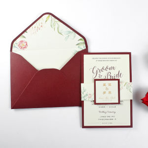 Creative New Invitation Invitation Customized Wedding High-End Invitation Wedding Wedding Invitation Free Printing Wedding Invitations and Announcements