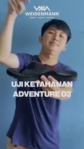Sandal Gunung Pria Weidenmann Adventure 03 Sandal Outdoor  Sandal Japit Gunung Hiking Nyaman Kuat Anti Slip  Sandal Pria & Wanita Kekinian Kualitas Terbaik Murah Sandal Warna Hitam