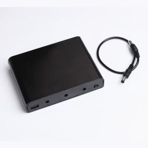 5V9V12V DC UPS Optical Cat Router Uninterruptible Power Supply Box 6*18650 Li-ion Battery Solder Free Power Box DIY Kit 60W
