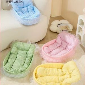 Bộ Đồ Chơi Búp Bê Cotton 40cm Nhà Mèo Mùa Xuân Hè Thu Đông Đệm Thú Cưng Đệm Búp Bê Đệm Nhỏ Đệm Búp Bê Đệm Búp Bê