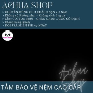 [FREESHIP 🎁 mua 1 tặng 1🎁] BVN TẤM LÓT BẢO VỆ NỆM LOẠI SIÊU CẤP [ĐỘ BỀN TRÊN 5 NĂM] CHUYÊN DÙNG CHO KHÁCH SẠN 4-5 SAO- ACHUASHOP