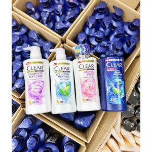 TẶNG 1 XỊT MỌC TÓC BỬỞI -BỘ ĐÔI -2 CHAI 450ML-Dầu Gội Clear Thái Lan 450ml mát lạnh - sạch gàu