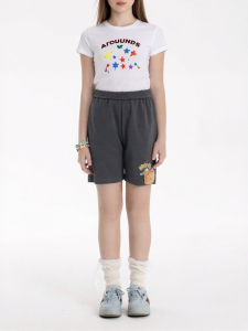 Cute Bear Knitted Fun Summer New Arrival Kids Shorts