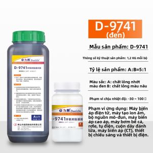 ZHUOLIDE | Keo Epoxy AB Đổ Đen Chống Thấm Nước Chống Dầu Chịu Nhiệt Cao