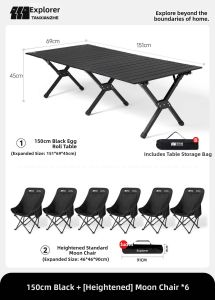 TanXianZhe | Foldable Picnic Table And Chair Set