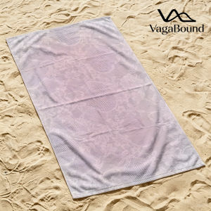 BILIBILI | Soft Pink Lace Texture Luxury Beach Towels Crafted from Combed Cotton Plush and Absorbent Beach Towel or Pool Towels