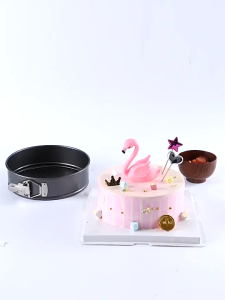 【VIDKHSY Store】3-in-1 Nonstick Cake Pan Set Leakproof 3 Tier Layer Round Tiered Stick Spring Form for Cheesecake Kek Pastry Bakery Essentials