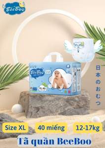 Bỉm Beeboo Nhật công nghệ Oganiclàm từ Bông tự nhiên Size XL40