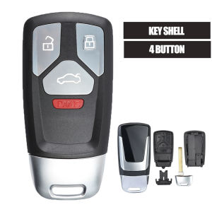 KEYECU 4M0 959 754 AK/ AQ/ AF NBGFS14P71 315MHz/433MHz Megamos AES Smart Remote Key Fob for Audi A4 A5 Q7 SQ5 TT 2017 2018 2019