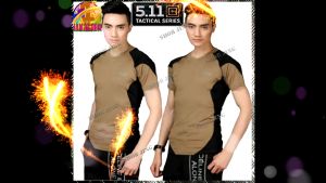 เสื้อยืด Tactical ที่มีคอกลมคอมแบท ผ้าคอตตอน กำหนดสวมสบาย เสื้อยืดคอกลมแขนสั้นแฟชั่นผ้านิ่มดีใส่สบาย ไม่ยืด ไม่ย้วย ไม่ต้องรีด