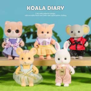 Đồ Chơi Búp Bê Thực Tế Chó Sói Thỏ Đồ Chơi Giả Vờ Quà Tặng Sinh Nhật Cho Bé Gái Đồ Chơi Búp Bê Bằng Vải Nhung Hoạt Hình