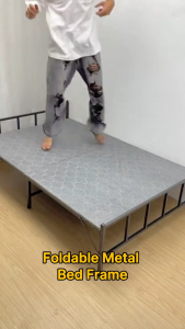 [FREE SHIPPING] KENZZO Arial Foldable Metal Bed Frame / Katil Boleh Lipat | Katil Single / Bedframe / Single Bed Frame