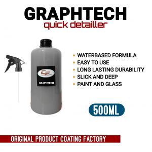 Graphtech Quick Detailler By Coating Factory Graphene Spray wax Paint Protection Pengkilap Body Mobil Motor Helm