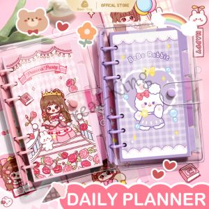 A6 Weekly Planner Paper  Diary For School Goal planner journey binder Stationery Organizer
