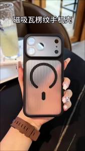 Ốp Lưng Từ Tính Trong Mờ Mờ Sang Trọng Dành Cho iPhone 13/12 Pro Max Tương Thích Với Vỏ PC Mờ Chống Sốc Magsafe Dành Cho Các Mẫu Pro