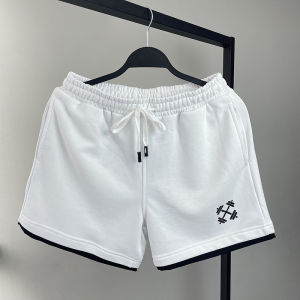 Quần Short Thể Thao Dệt Kim Cotton Nguyên Chất Nặng Cho Nam Quần Thể Thao Co Giãn Quần Tập Luyện Quần Thể Thao