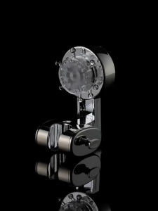 Gray Bidet Spray Shower Fixer Rosette Base Pirate Hook-on Suction Bracket Seat For Shower Head SG-J01-16
