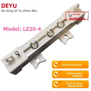 DeYu LZ20-4 Aluminum Alloy Silent Smooth Curtain Track Measurement Installation Mountain High Straight Rail Chinese Origin