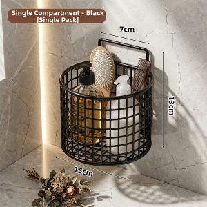 MINGZHIYIFAN | Wall Mounted Bathroom Storage Rack