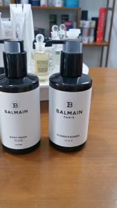 Balmain Grand Hyatt Hotel Shampoo / Conditioner / Shower Gel / Moisturizer 300ml Travel toiletries set