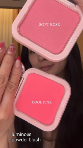 Butterfly Kisses Luminous Powder Blush | Cool Pink (Shimmer) | Radiant Glow Pigmented