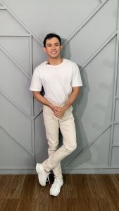 ERACOZ Celana Chino Panjang Pria Carbon Stretch Skinny Fit Big Size Jumbo Cream