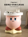 Large Resin Cartoon Kirby Statue Living Room Decorative Stand Tea Table Gift Bedside Table Storage Organizer Creative Home Decor. 