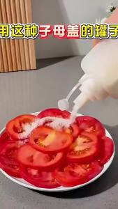 Hot Large Mouth 600/800/1000ML Squeeze Sauce Bottle Condiment Dispenser Dustproof Kitchen Seasoning Salad Sauce Olive Oil Bottle