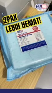 KASA STERIL UKURAN 16CM X 16CM ISI 200PCS/ POUCH / PAX / 2PAX LEBIH HEMAT