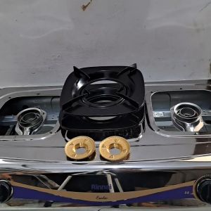 PAKET TATAKAN KOMPOR GAS RINNAI KAKI 4 + BURNER RINNAI KECIL KUNINGAN STANDART TYPE C / E / CE