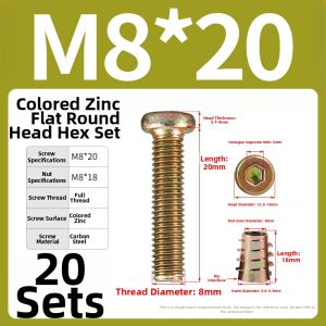 POWER&STRONG | Hex Flat Head Woodworking Fixing Screws