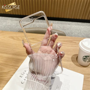 KISSCASE Ultra Thin Matte Clear Phone Case For Samsung Galaxy Z Flip 6 5G Slim Transparent Anti-fingerprint Hard PC Anti-fall Shockproof Back Cover For Galaxy Z Flip 6