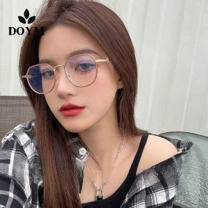 DOYM Anti-blue Light Glasses for Women Korean Style Fashion Metal Frames Drive Radiation Resistant Computer Eyeglasses for Ladies Original