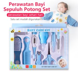 Baby care kit set 10 in 1 baby gift set Sisir Gunting Kuku Bayi