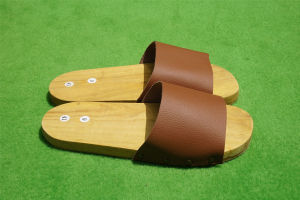 Anti-Slip Wooden Clogs Mens Womens Summer Slippers Comfortable Breathable Flat Heel Casual Home Shoes Phoebe Pattern