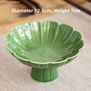 Vintage Zen Lotus Design Snack Dish