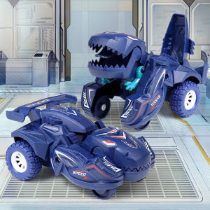Popular Dinosaur Morphing Car Childrens Toy Inertial Scooter Model Dinosaur Shape Toy Gift