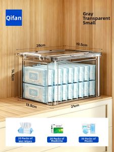Zhifan | Transparent Large Capacity Storage Box With Lid