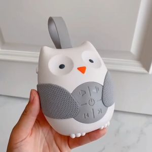 Sleep Baby Toy Infant Little Lamb Breathing Sleeping Otter Baby Sound Machine Soothe Snuggle Otter