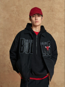 Jack Jones | Chicago Bulls NBA Collaboration Winter Padded Jacket