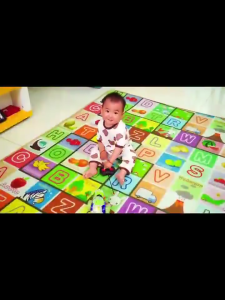 Baby crawling mat foldable crawling mat afety no smell Big size Double-sided pattern Kids playmat